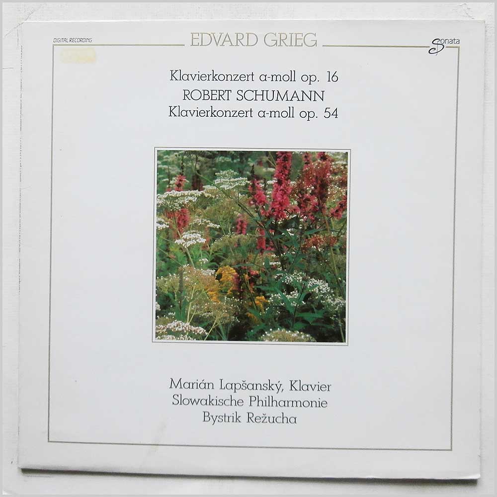 Marian Lapsansky, Slowakische Philharmonie, Bystrik Rezucha - Edvard Grieg: Klavierkonzert A-Moll Op. 16, Robert Schumann: Klavierkonzert A-Moll Op. 54  (31021) 