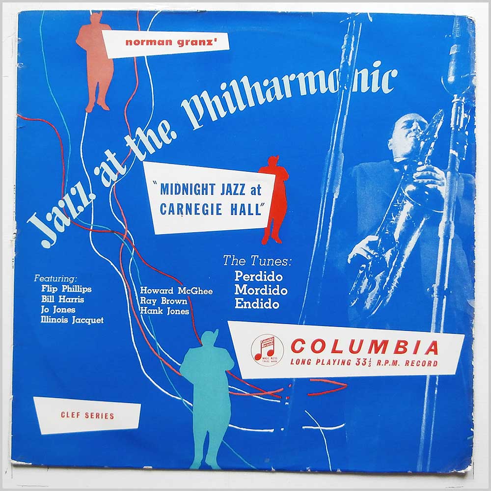 Norman Granz - Jazz At The Philharmonic, Midnight Jazz At Carnegie Hall  (33CX 10020) 