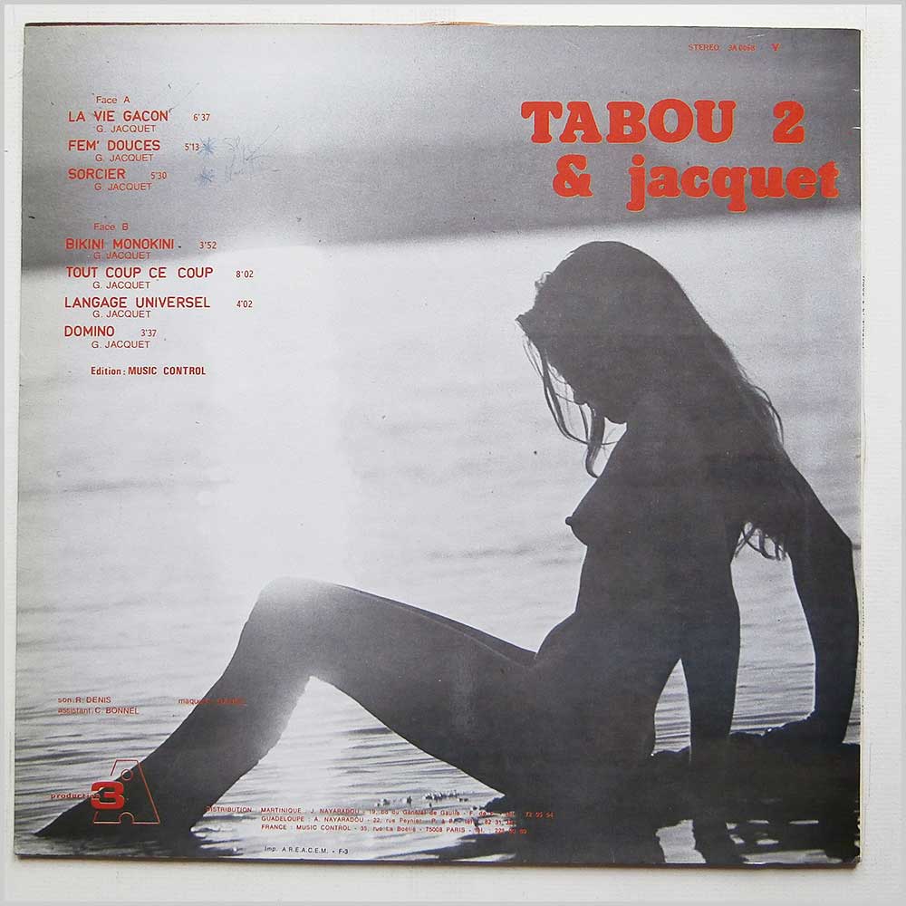 Tabou 2 Et Jacquet - La Vie Gacon Bikini Monokini  (3 A 068) 