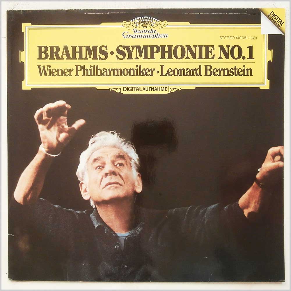 Leonard Bernstein, Wiener Philharmoniker - Brahms: Symphonie No. 1  (410 081-1) 