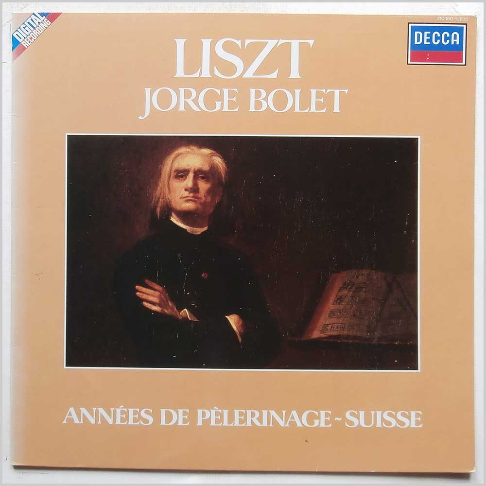 Jorge Bolet - Liszt: Annees De Pelerinage-Suisse  (410 160-1) 