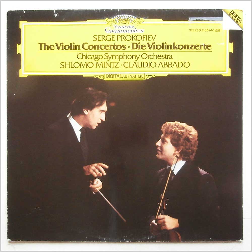 Shlomo Mintz, Claudio Abbado, Chicago Symphony Orchestra - Serge Prokofiev: The Violin Concertos  (410 524-1) 