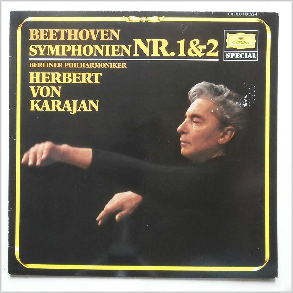Herbert Von Karajan, Berliner Philharmoniker - Beethoven: Symphonien 1 und 2  (413 592-1) 