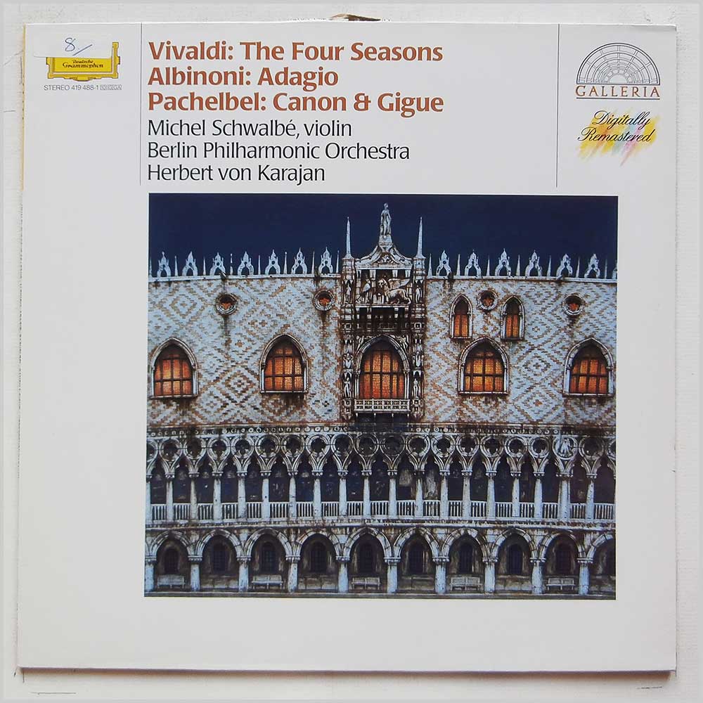 Michael Schwalbe, Herbert Von Karajan, Berlin Philharmonic Orchestra - Vivaldi:The Four Seasons, Albinoni: Adagio, Pachelbel: Canon and Gigue  (416 488-1) 