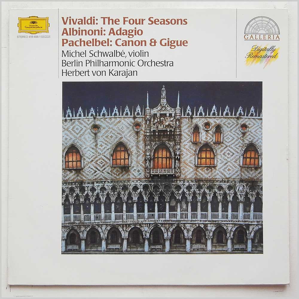 Michel Schwalbe, Herbert von Karajan, Berlin Philharmonic Orchestra - Vivaldi: The Four Seasons, Albinoni: Adagio, Pachelbel: Canon and Gigue  (419 488-1) 