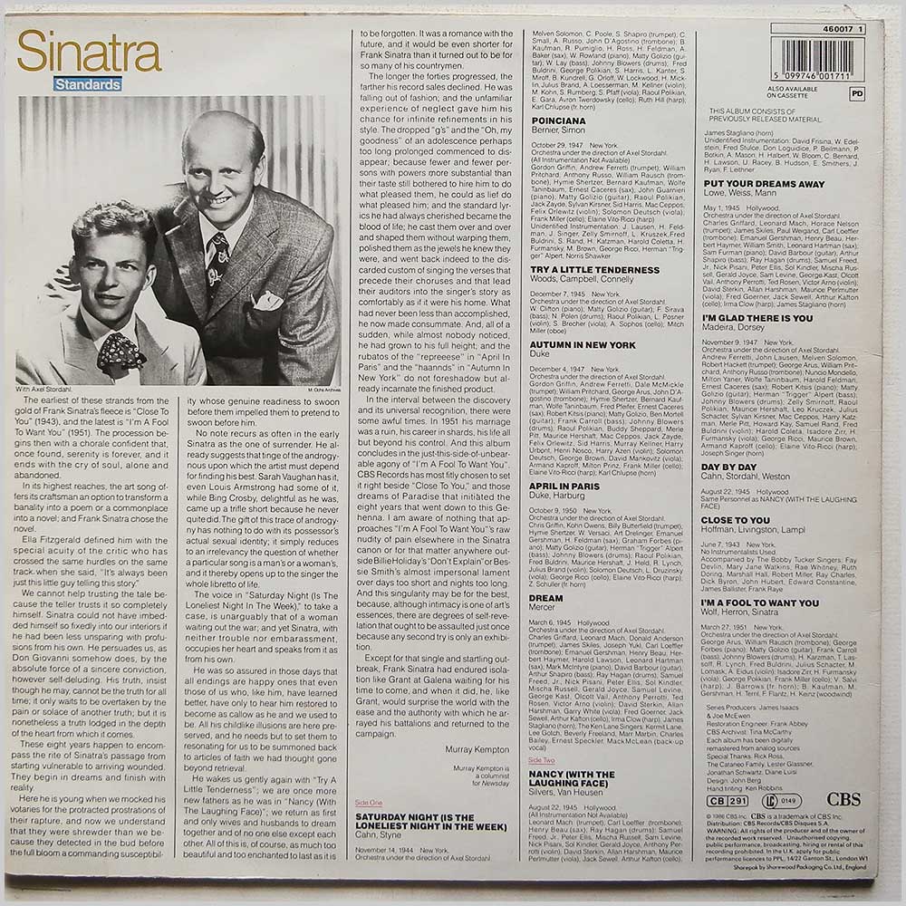 Frank Sinatra - Standards  (460017 1) 