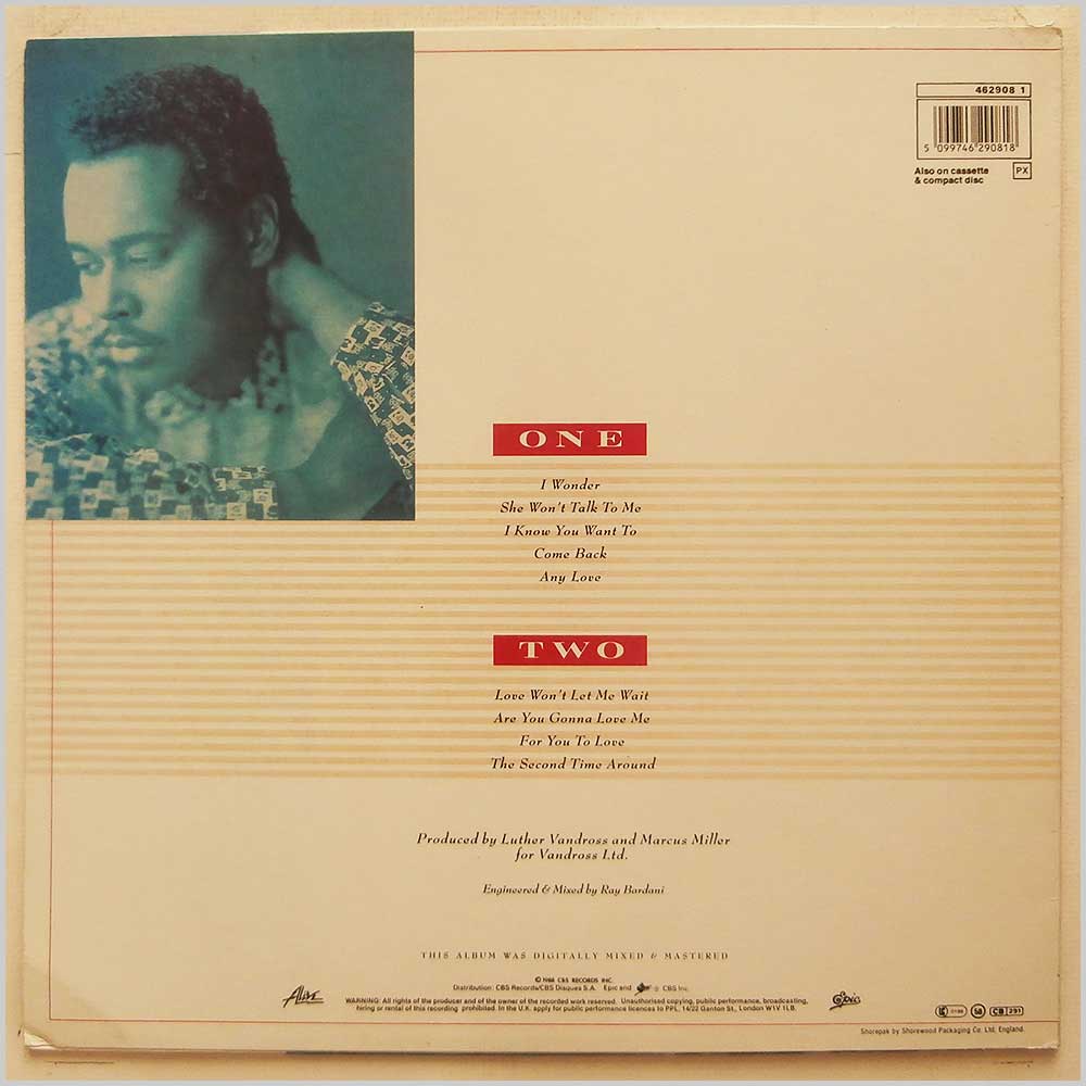 Luther Vandross - Any Love  (462908 1) 
