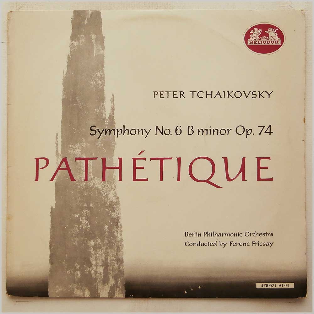 Ferenc Fricsay, Berlin Philharmonic Orchestra - Peter Tchaikovsky: Symphony No. 6 B Minor Op. 74 Pathetique  (478 071) 