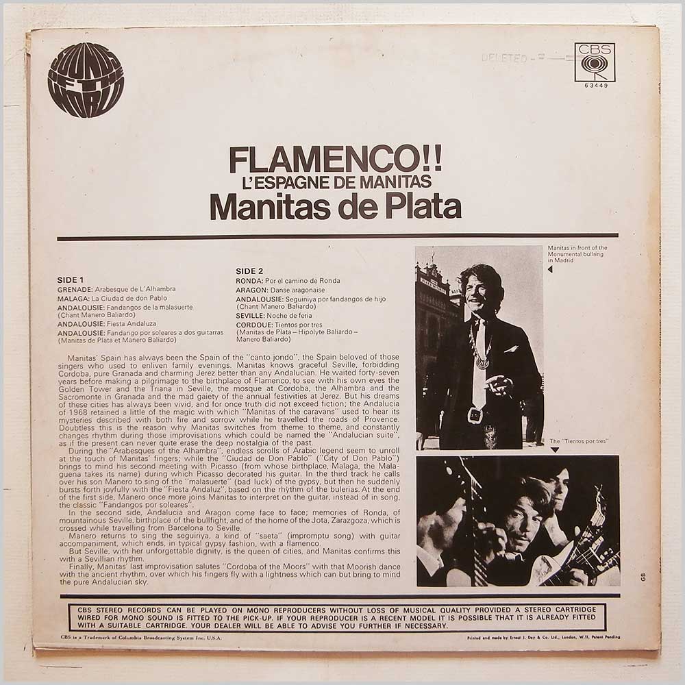 Manitas De Plata - Flamenco!  (63449) 