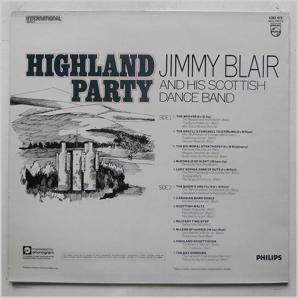 Jimmy Blair and His Scottish Dance Band - Highland Party  (6382 075) 