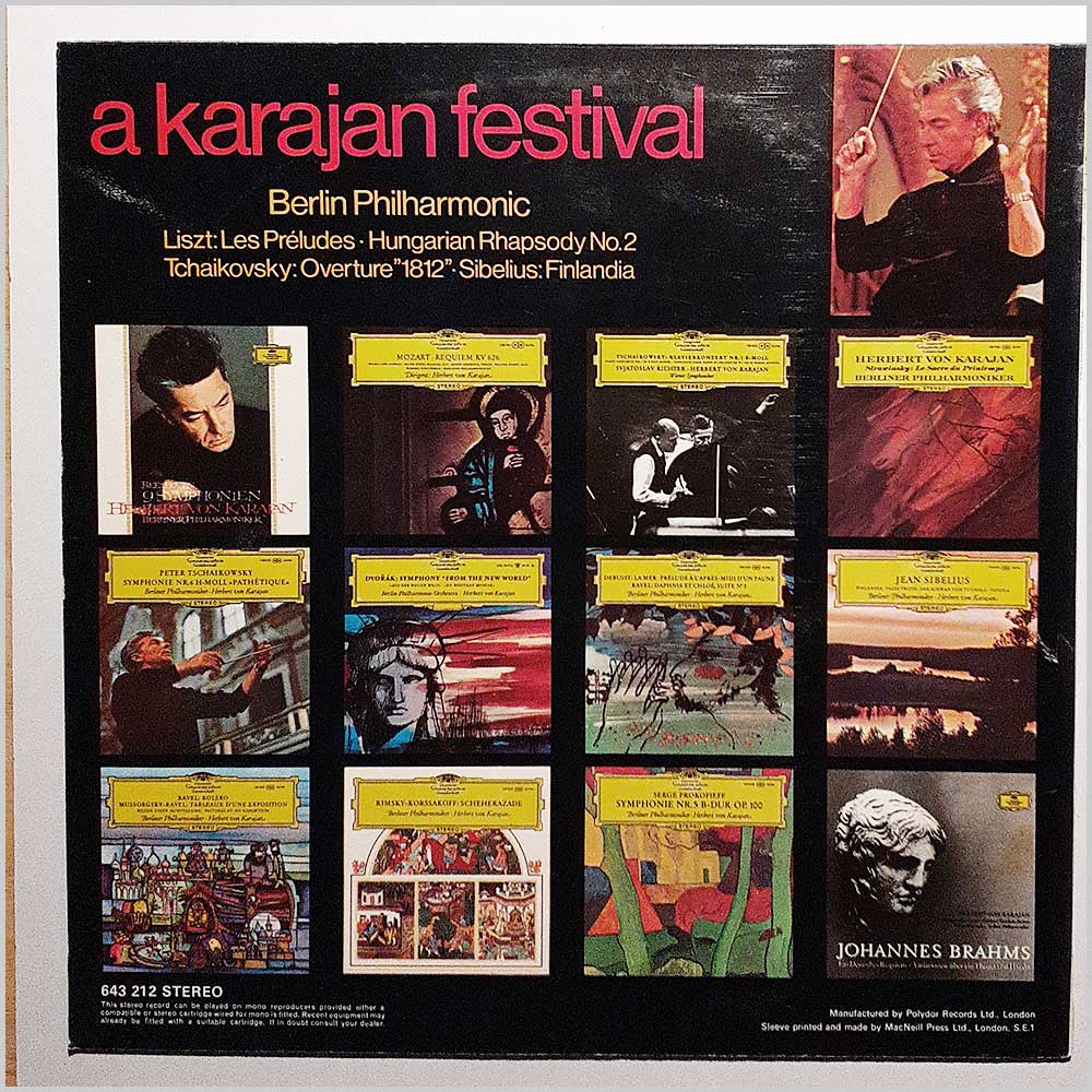 Herbert Von Karajan, Berliner Philharmoniker - A Karajan Festival  (643 212) 