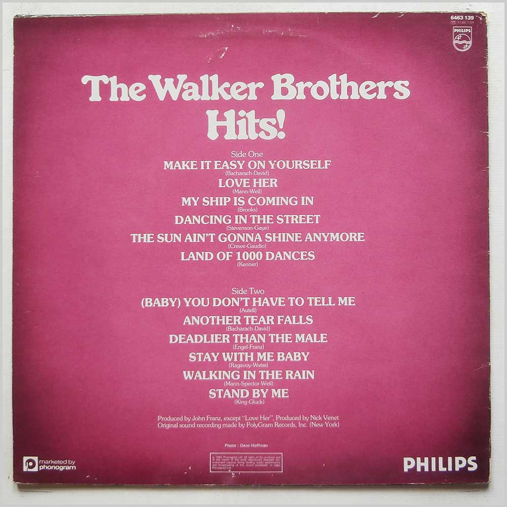 Walker Brothers - Hits  (6463 139) 