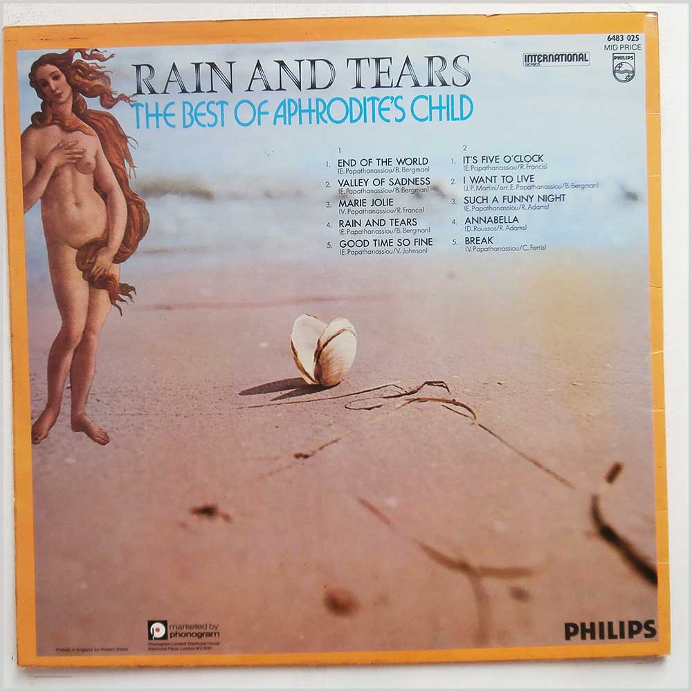 Aphrodite's Child - Rain and Tears: The Best Of Aphrodite's Child  (6483 025) 
