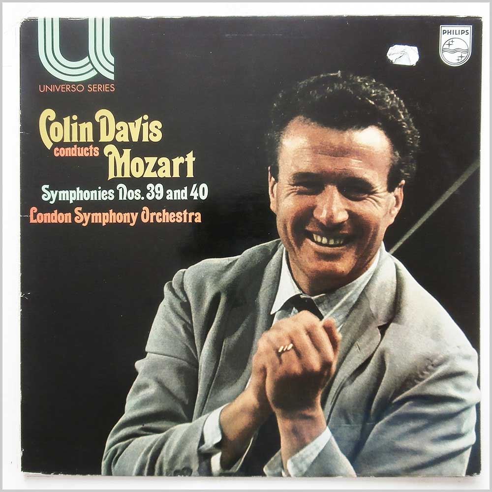 Sir Colin Davis, The London Symphony Orchestra - Mozart: Kv 550 Sinfonie Nr.40, Kv 543 Symfonie Nr.39  (6580 029) 