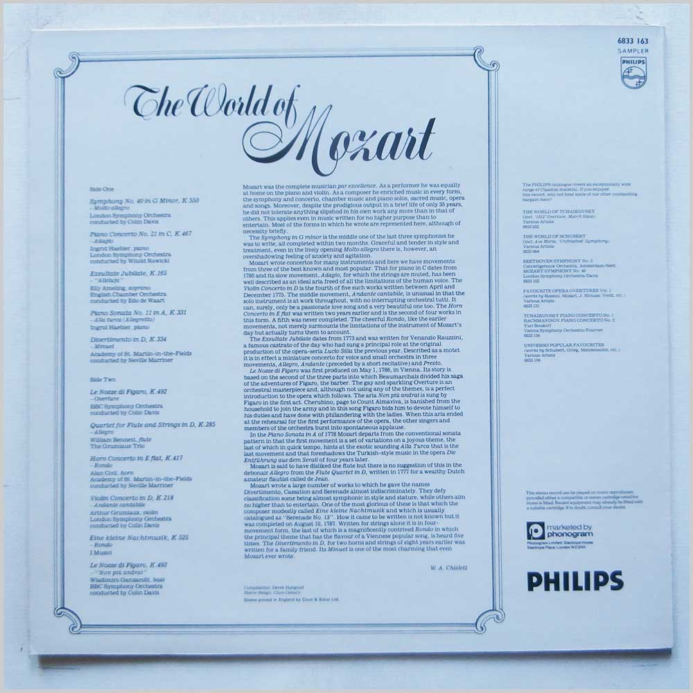 Various - The World Of Mozart  (6833 163) 
