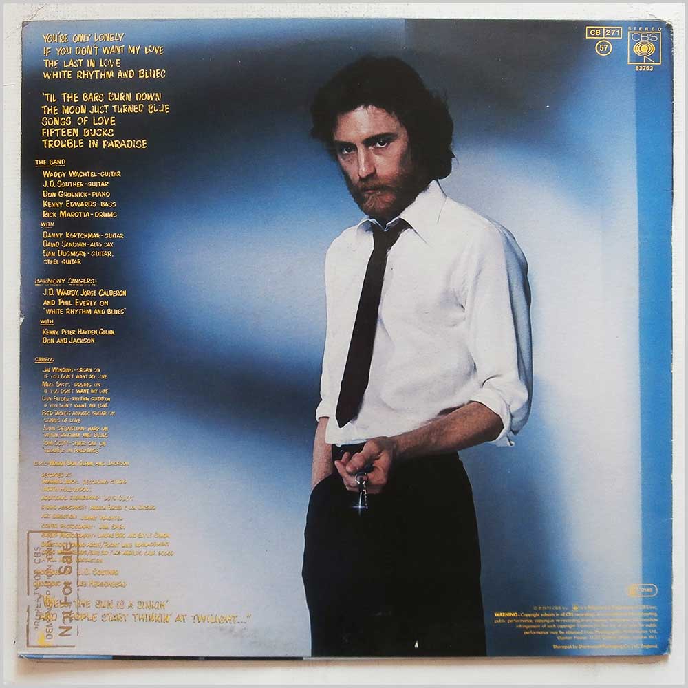 J.D. Souther - You're Only Lonely  (83753) 