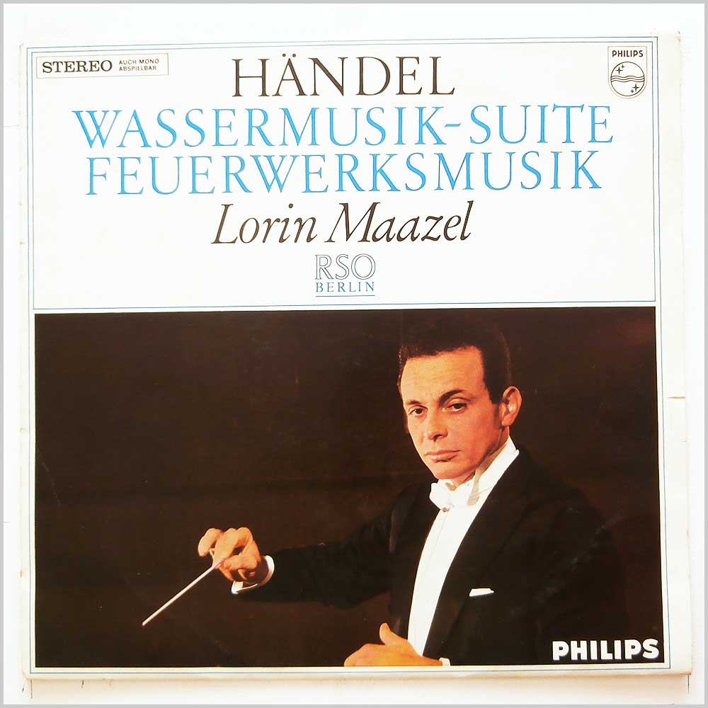 Lorin Maazel, RSO Berlin - Handel: Wassermusik-Suite Feuerwerksmusik  (88 083 DY) 