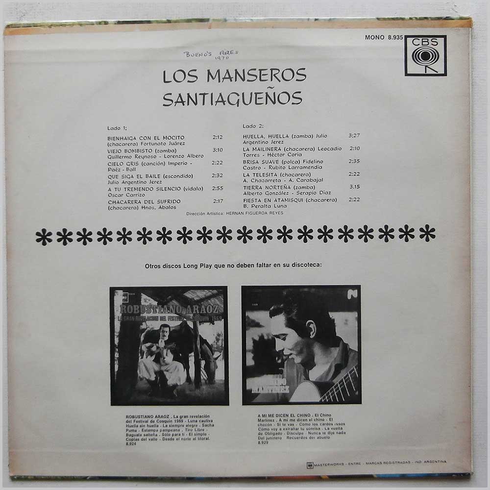 Los Manseros Santiaguenos - Los Manseros Santiaguenos  (8.935) 