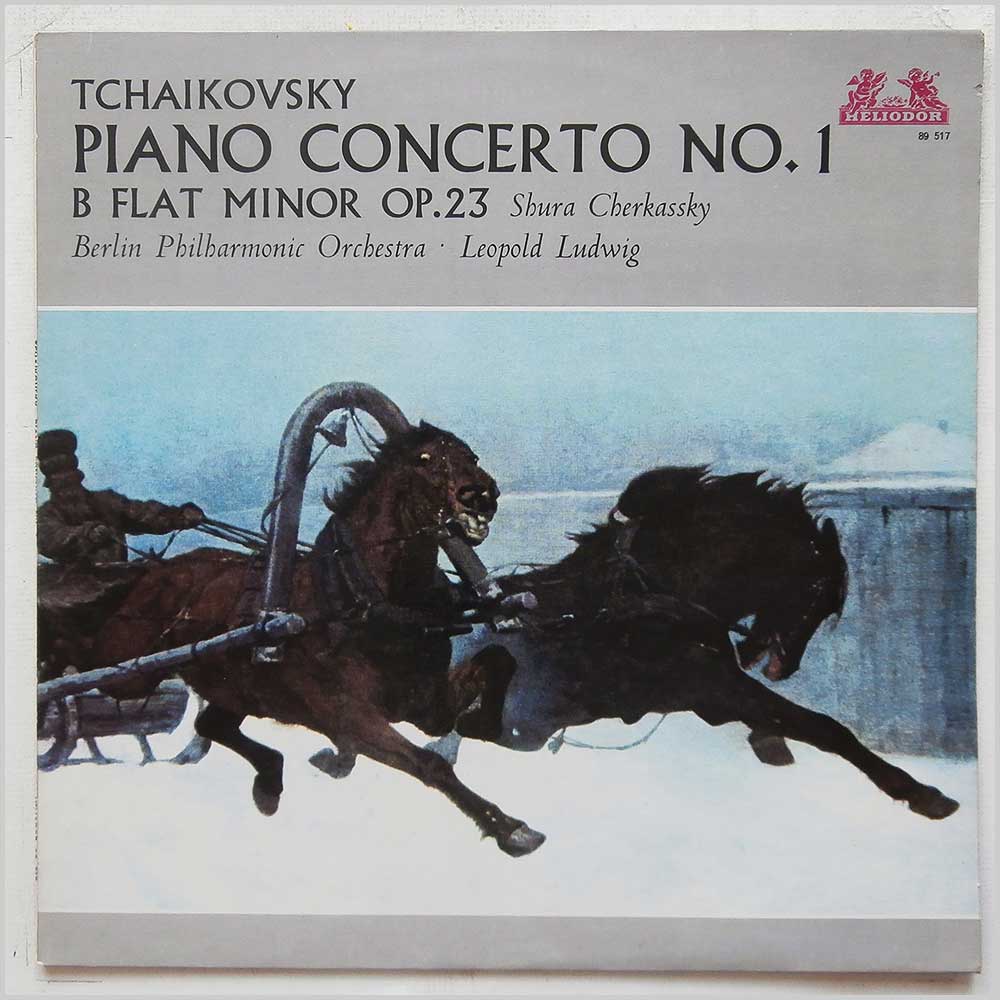 Shura Cherkassky, Berliner Philharmoniker, Leopold Ludwig - Tchaikovsky: Piano Concerto No. 1  (89 517) 