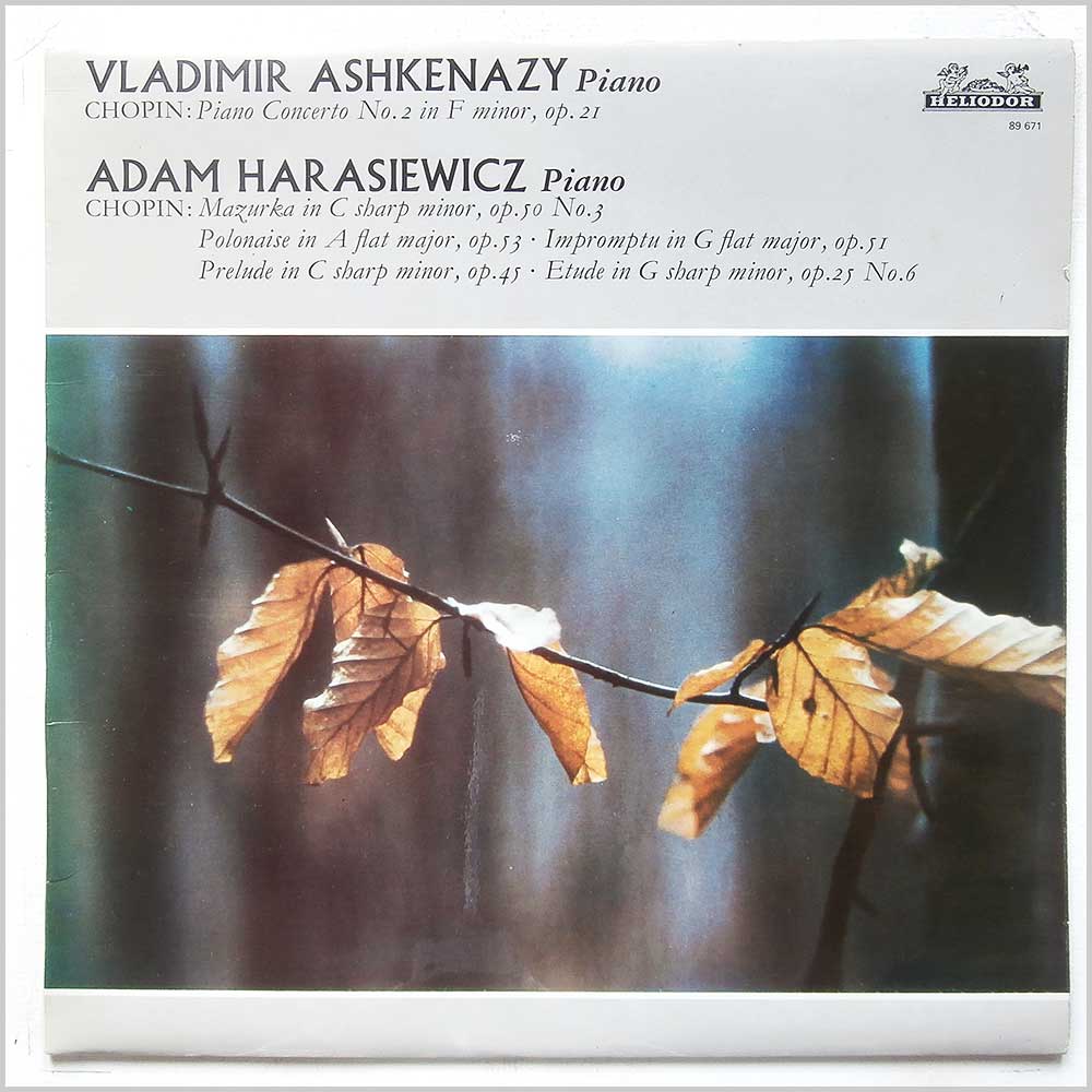 Vladimir Ashkenazy, Adam Harasiewicz - Chopin: Piano Concerto No. 2, Mazurka In C Sharp Minor  (89 671) 