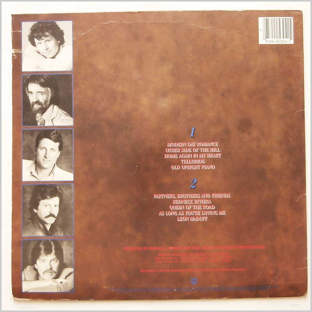 The Nitty Gritty Dirt Band - Partners, Brothers and Friends  (9 25304-1) 