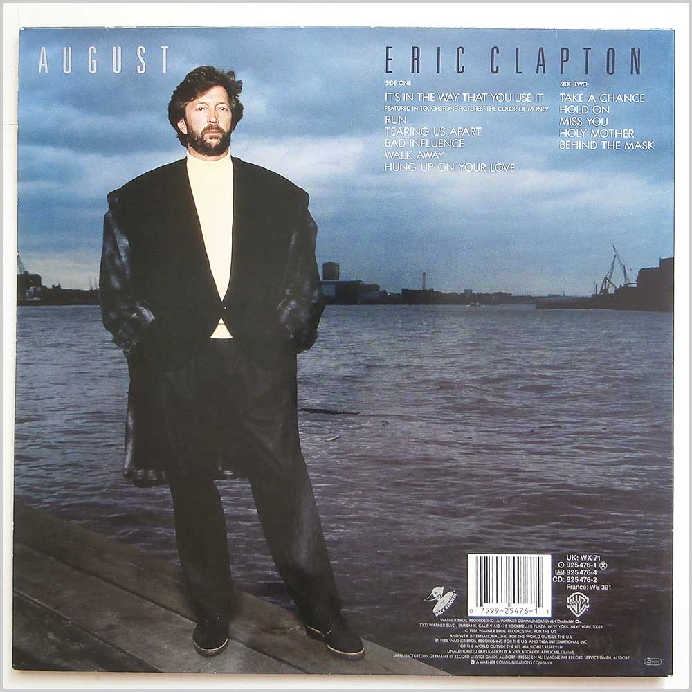 Eric Clapton - August  (925 476-1) 