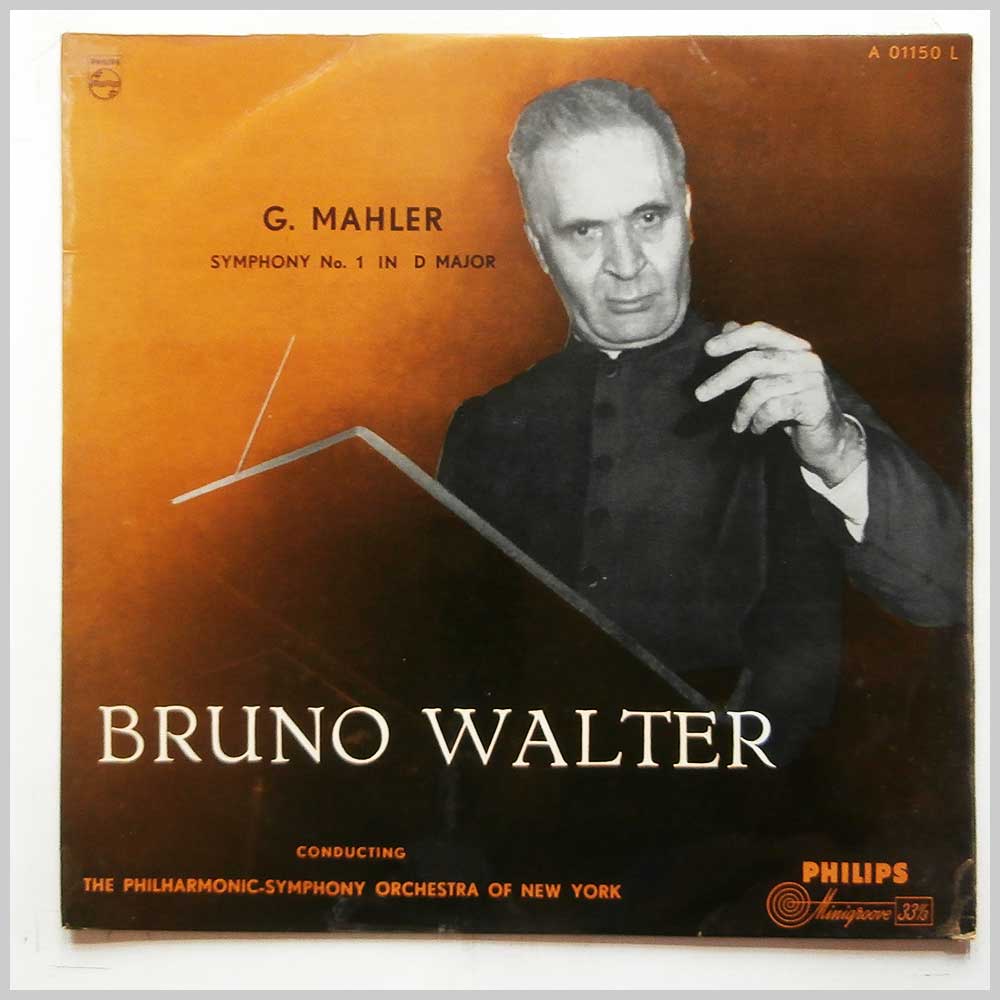 Bruno Walter, The New York Philharmonic Orchestra - Mahler: Symphony No. 1 in D Major  (A 01150 L) 