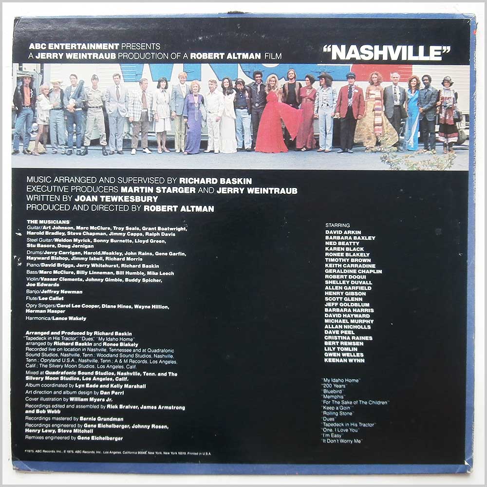 Various - Nashville: Original Motion Picture Soundtrack  (ABCD 893) 