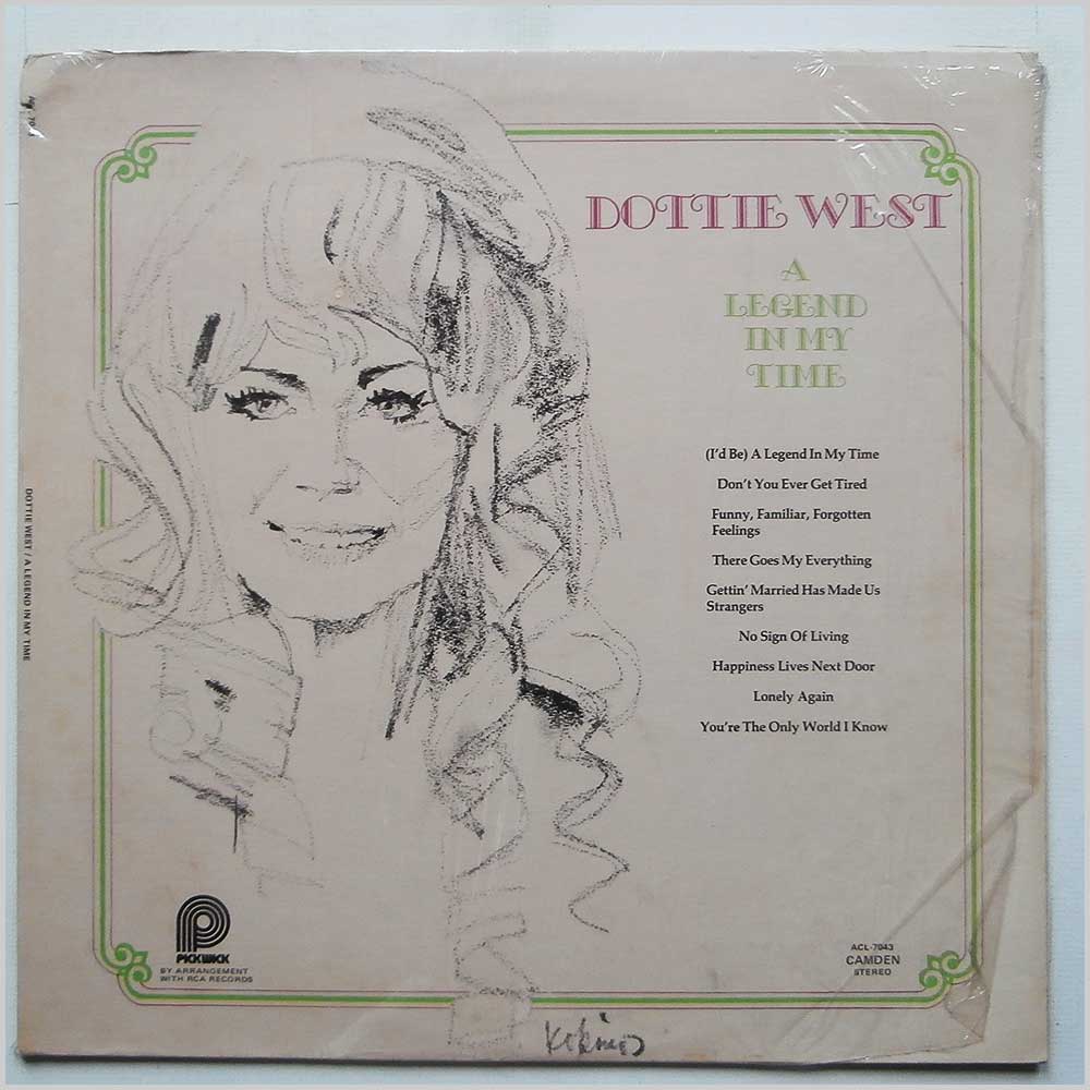 Dottie West - A Legend in My Time  (ACL-7043) 