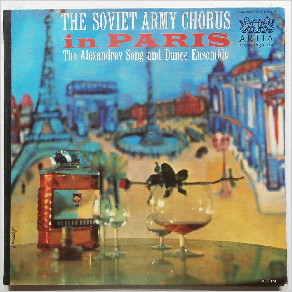 The Alexandrov Song and Dance Ensemble - The Soviet Army Chorus in Paris  (ALP-174) 