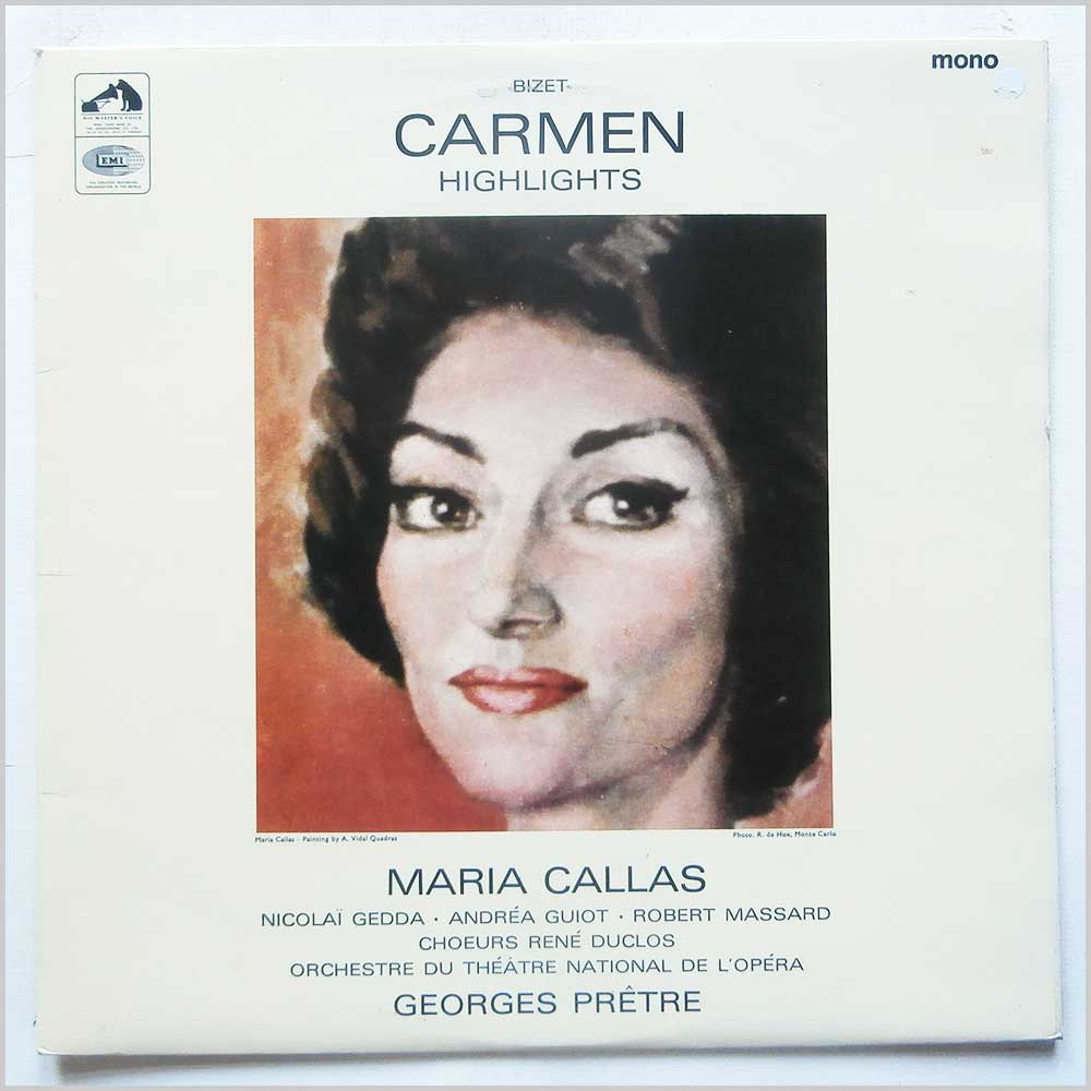 Maria Callas, Georges Pretre - Bizet: Carmen Highlights  (ALP 2282) 