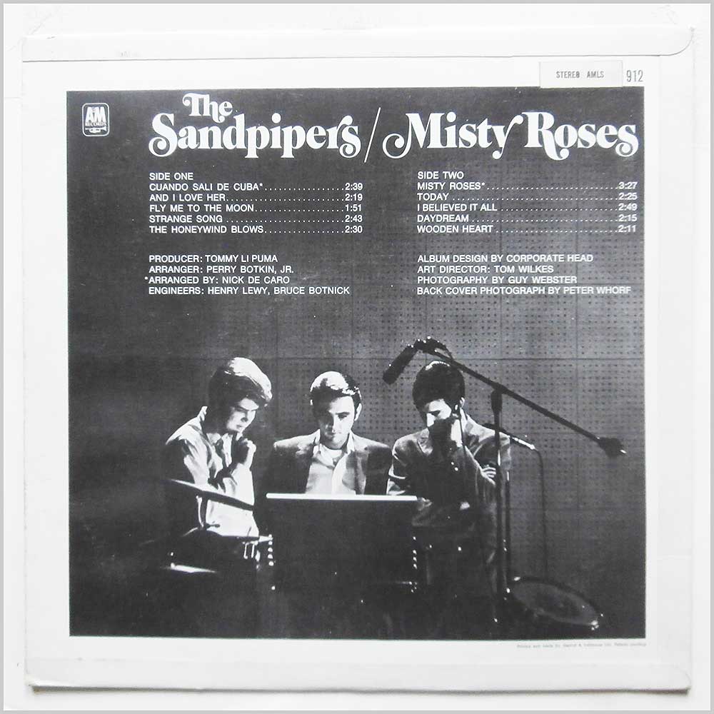 The Sandpipers - Misty Roses  (AML 912) 