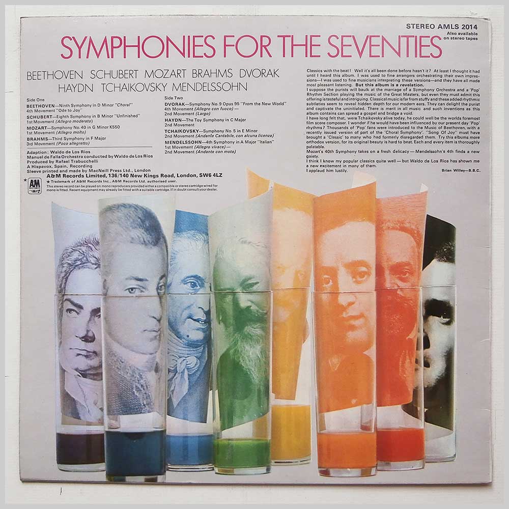Waldo De Los Rios - Symphonies For The Seventies  (AMLS 2014) 