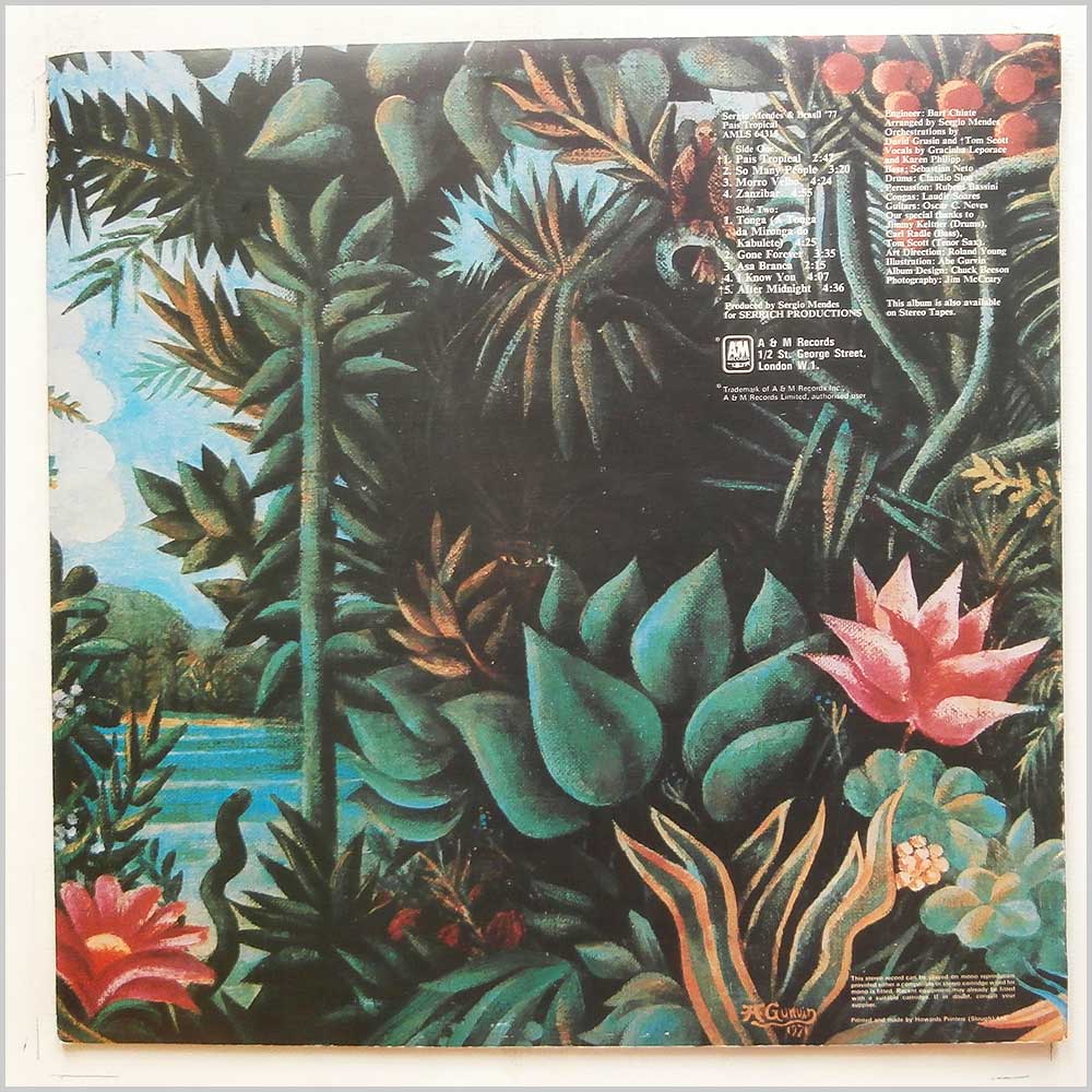 Sergio Mendes and Brasil '77 - Pais Tropical  (AMLS 64315) 