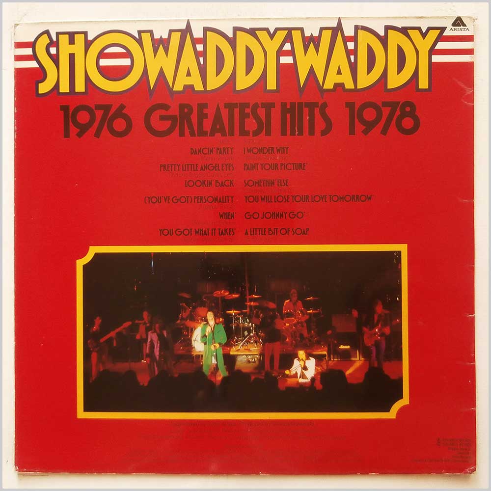 Showaddywaddy - Showaddywaddy's Greatest Hits 1976-78  (ARTV 1) 