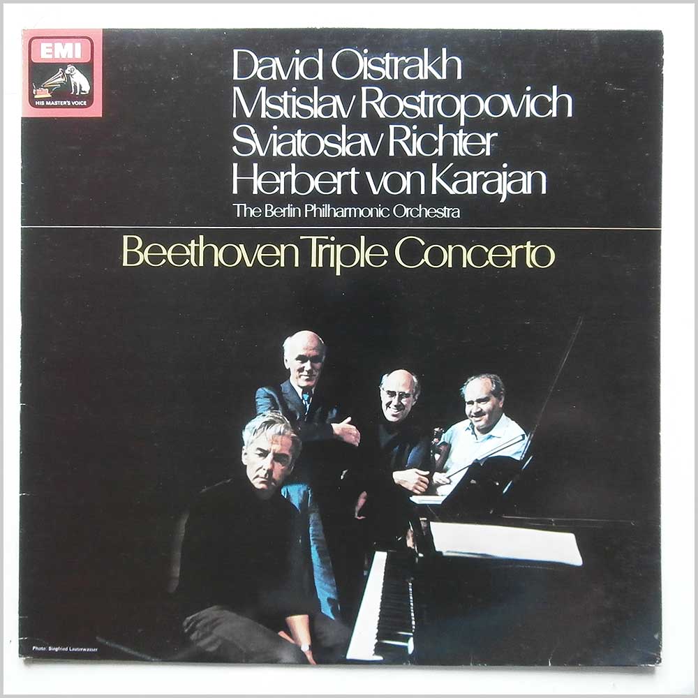 David Oistrakh, Mstislav Rostropovich, Sviatoslav Richter, Herbert Von Karajan - Beethoven Triple Concerto  (ASD 2582) 