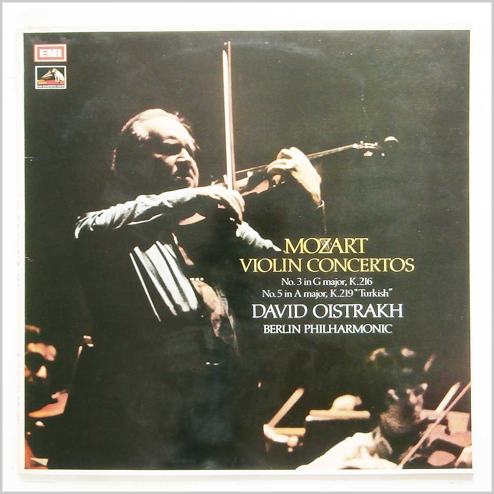 David Oistrakh, Berlin Philharmonic - Mozart: Violin Concertos  (ASD 2988) 