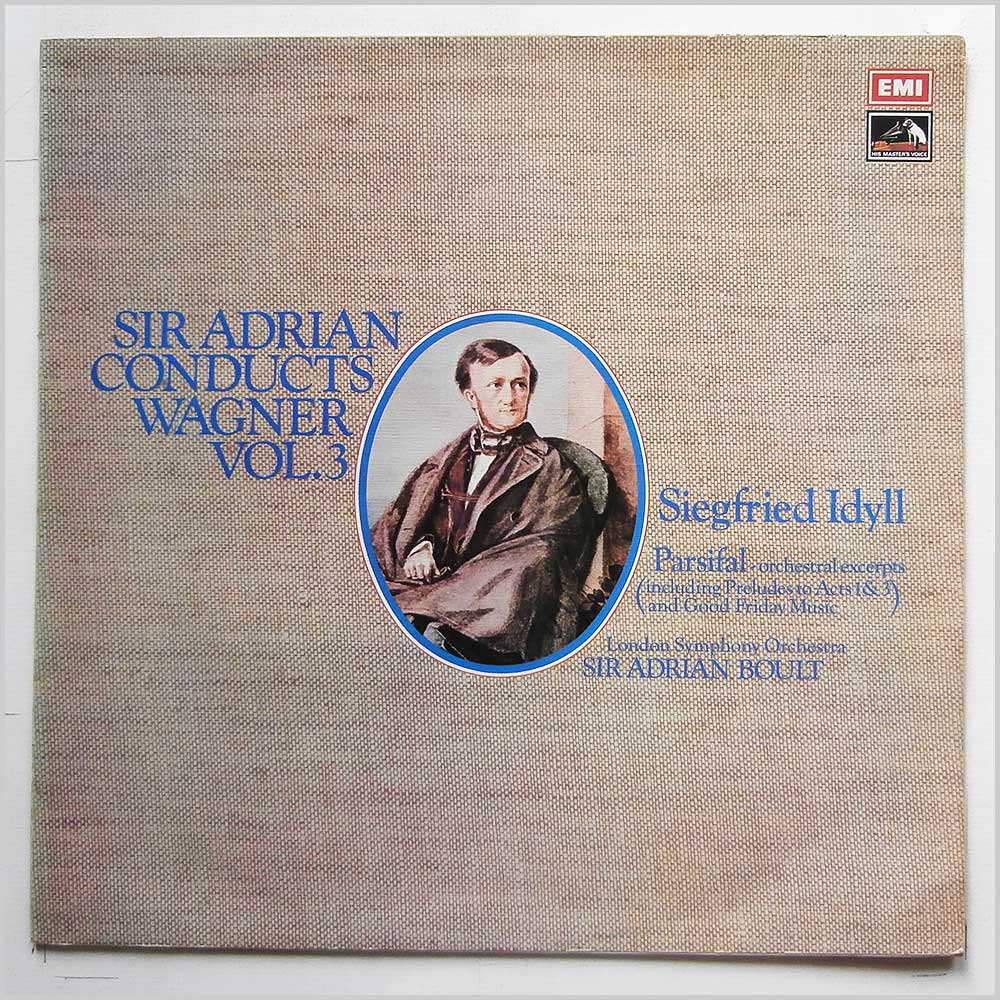 Sir Adrian Boult, London Symphony Orchestra - Sir Adrian Conducts Wagner Vol. 3  (ASD 3000) 
