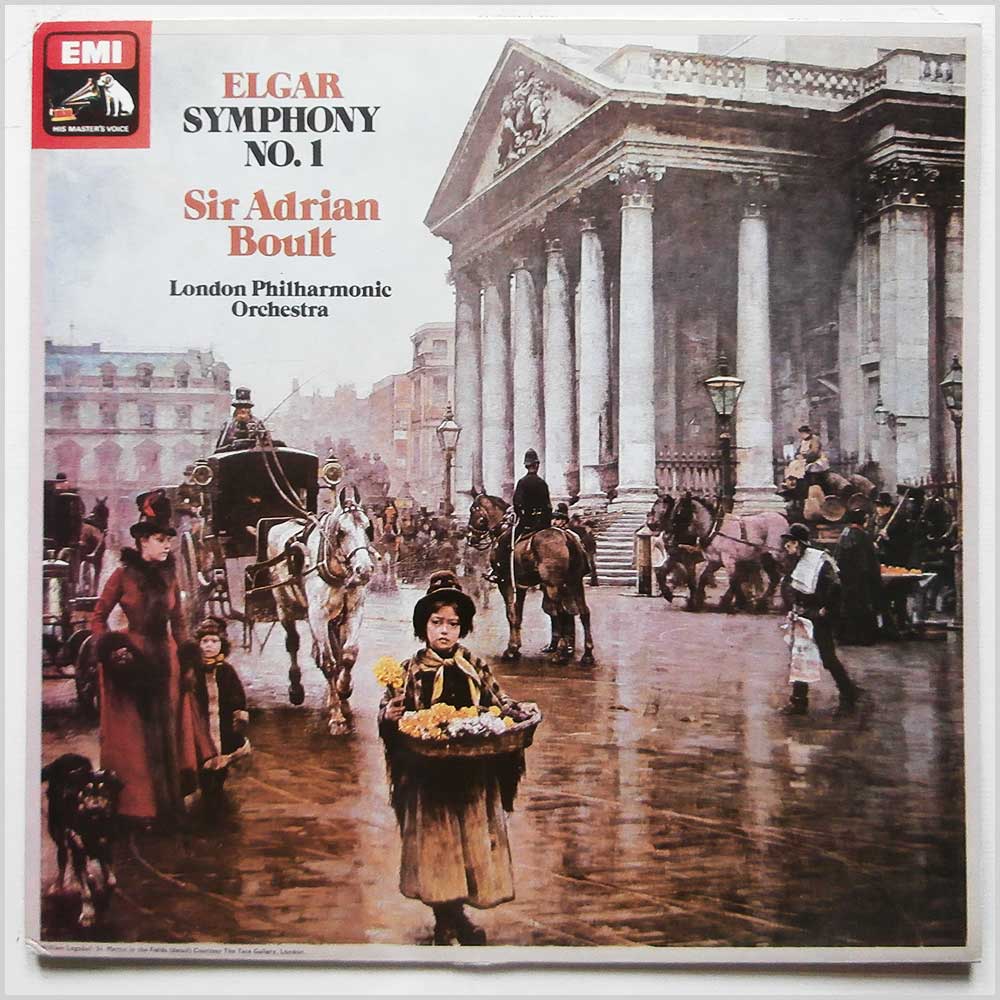 Sir Adrian Boult, London Philharmonic Orchestra - Elgar: Symphony No. 1  (ASD 3330) 
