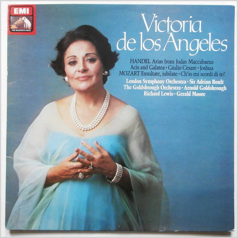 Victoria De Los Angeles, The London Symphony Orchestra - Sings Handel & Mozart  (ASD 4193) 