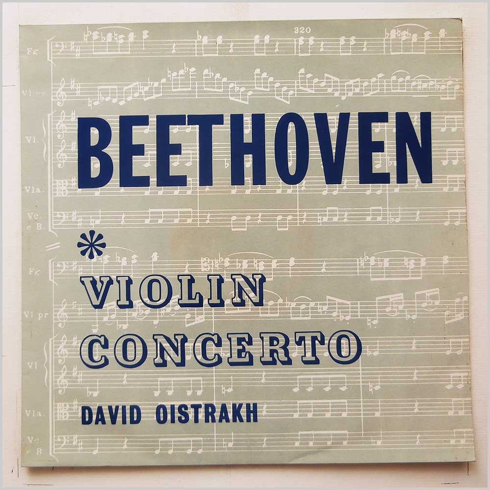 David Oistrakh, Amsterdam Philharmonic Orchestra - Beethoven: Violin Concerto  (ATL 4022) 
