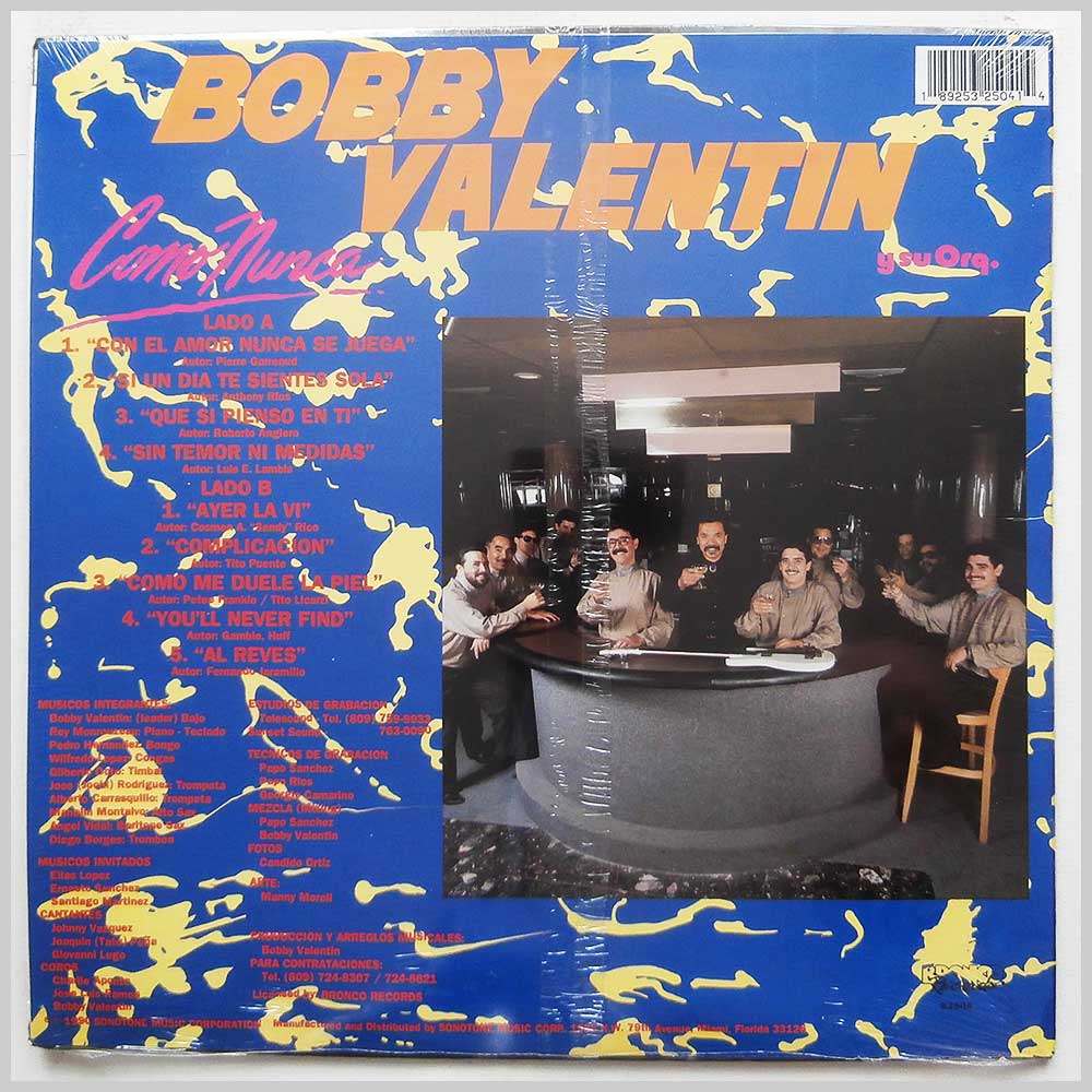 Bobby Valentin Y Su Orq. - Como Nunca  (B 2504) 
