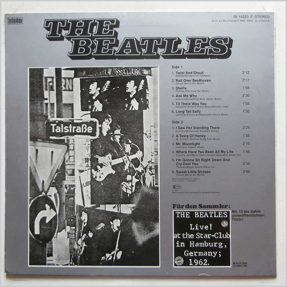 The Beatles - Live Im Star-Club 1962  (BI 15223) 