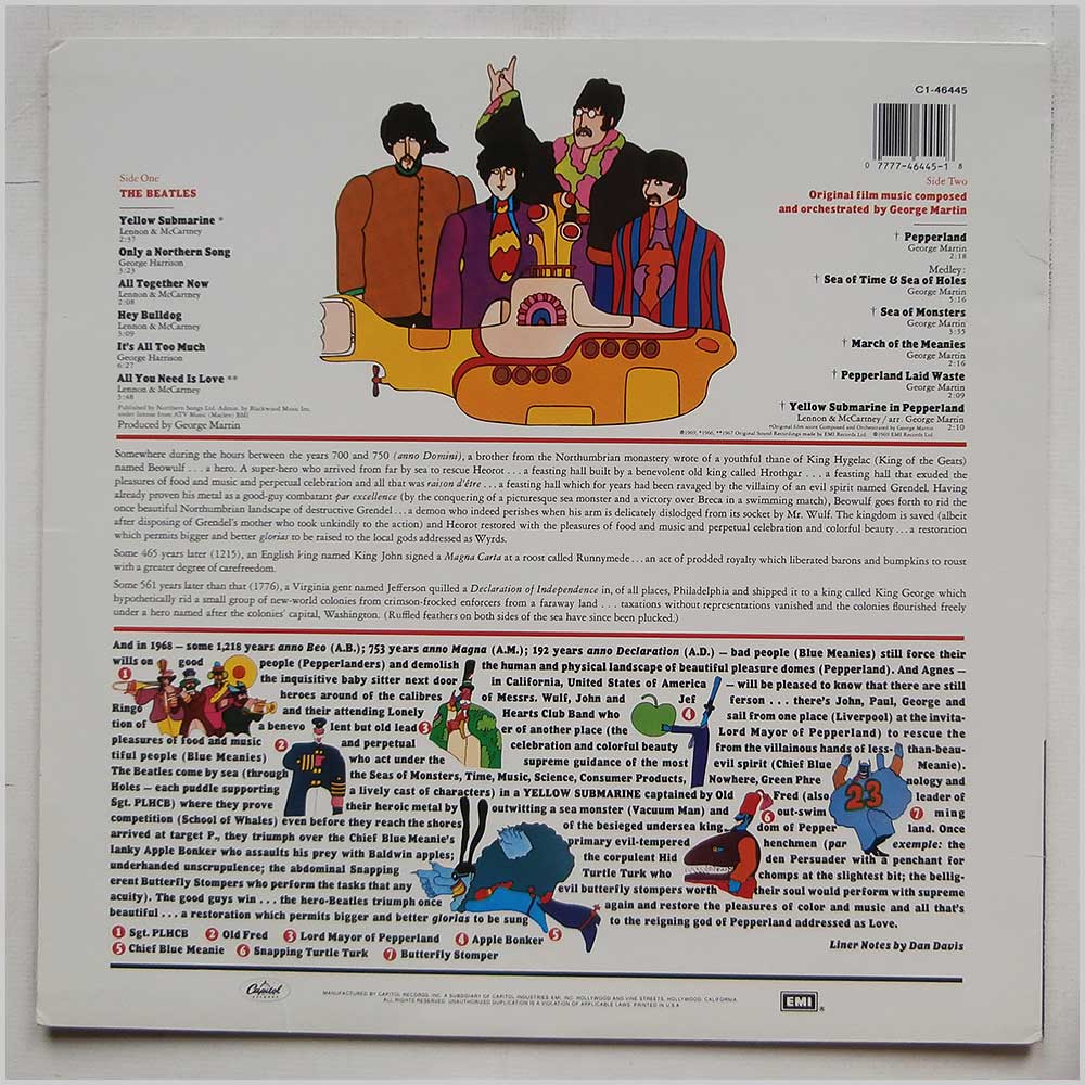 The Beatles - Yellow Submarine  (C1-46445) 