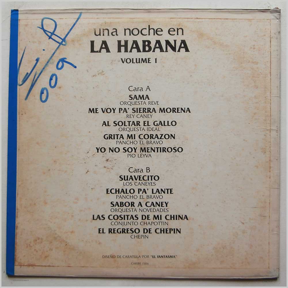 Various - Una Noche En La Habana Volume 1  (CARIBE 1506) 