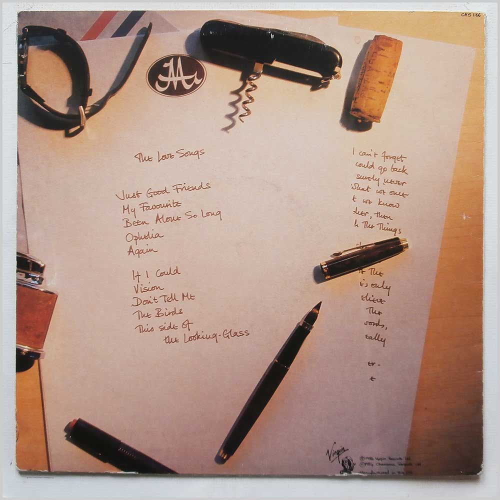Peter Hammill - The Love Songs  (CAS 1166) 