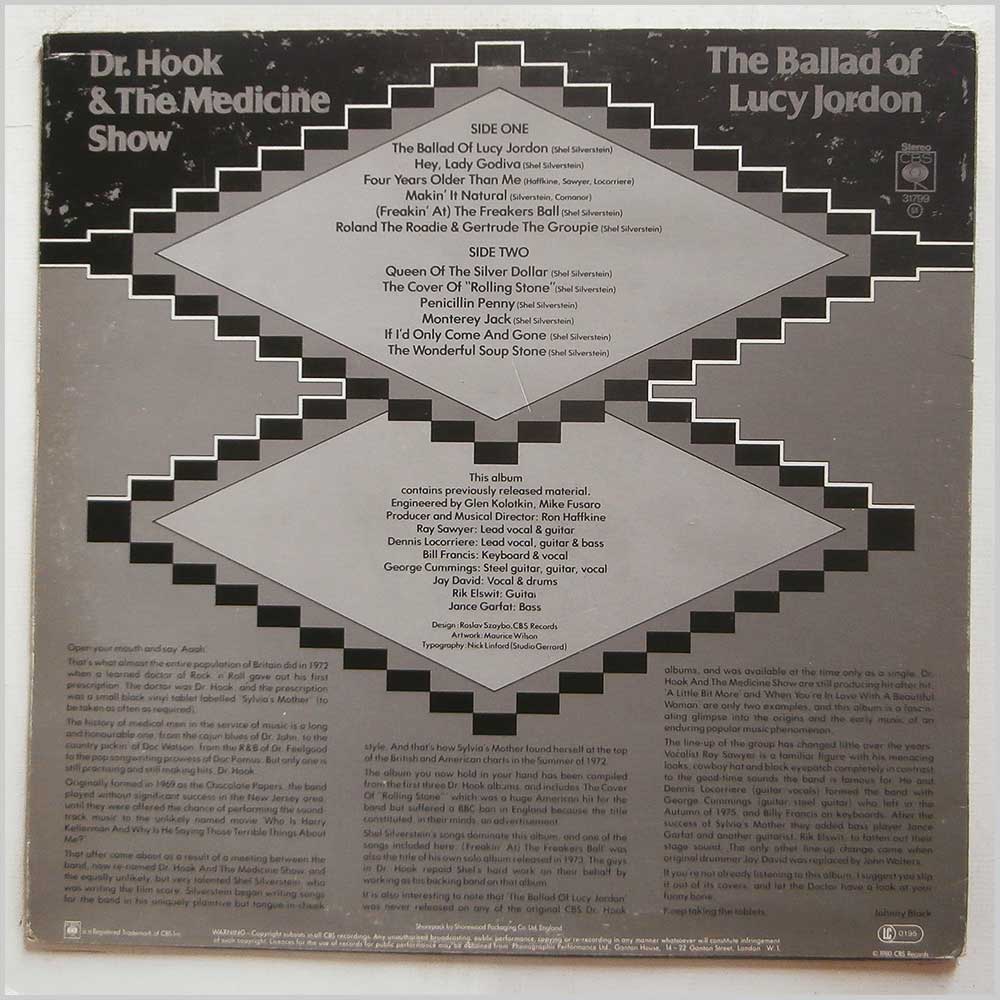Hook Vinyl Record Rock Blues Music LP Rock Music Record LP for - RecordsMerchant - mail-order only - Selling Vinyl Records, Used and Collectible Rare Records. Prog Rock, Indie,