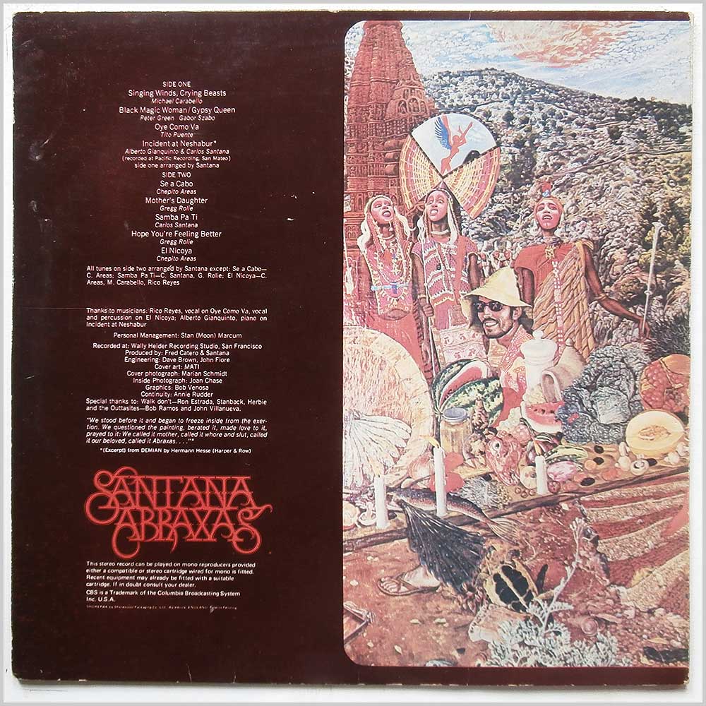 Santana - Abraxas  (CBS 64087) 