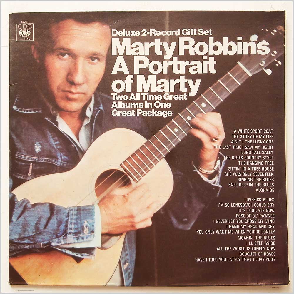 Marty Robbins - A Portrait Of Marty  (CBS 66211) 