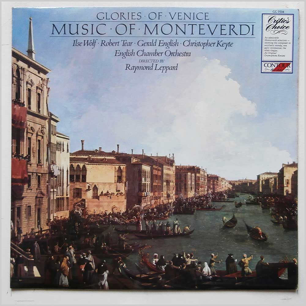 Raymond Leppard, English Chamber Orchestra - Music Of Monteverdi  (CC 7534) 